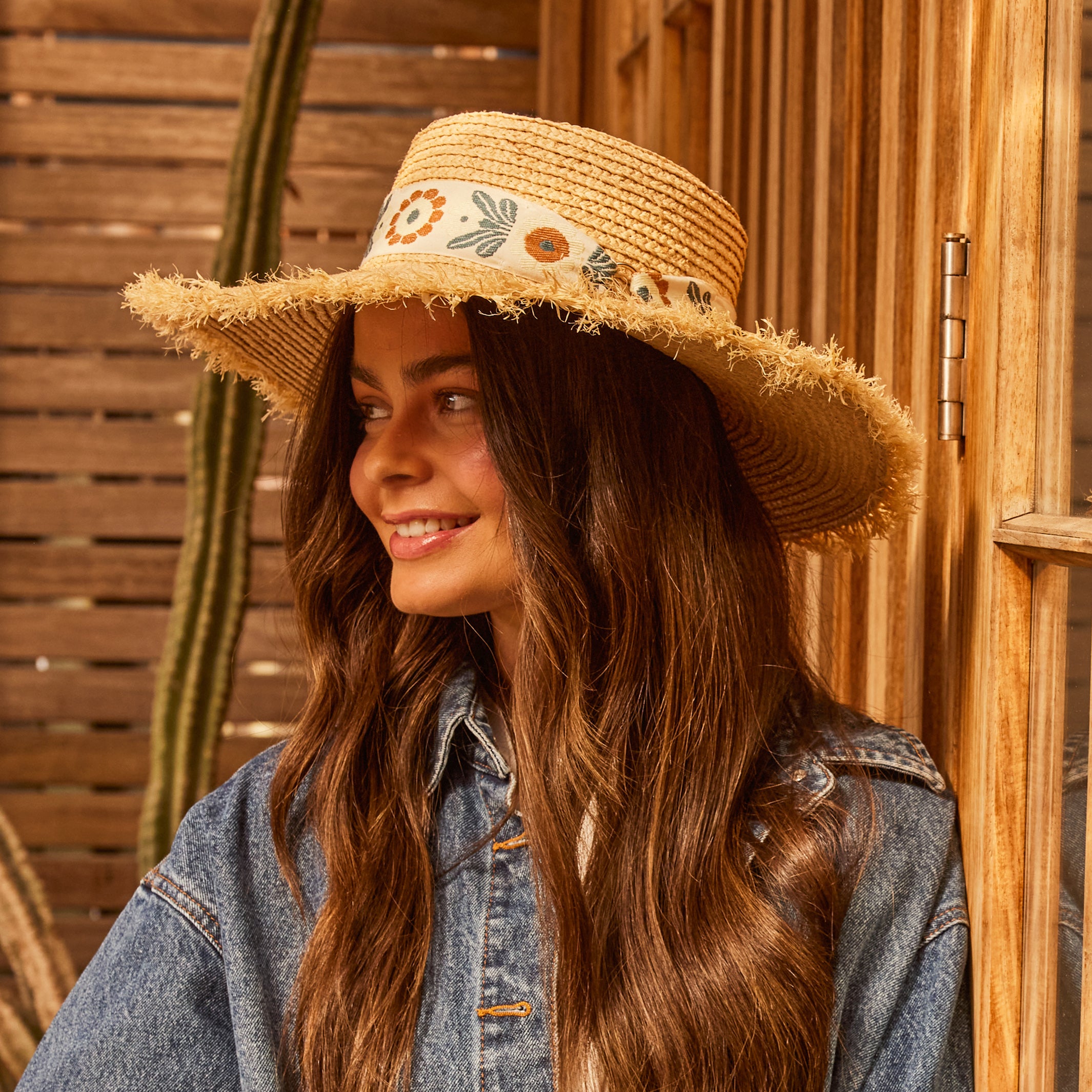 Quinn Raffia Wide Brim