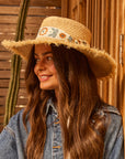 Quinn Raffia Wide Brim