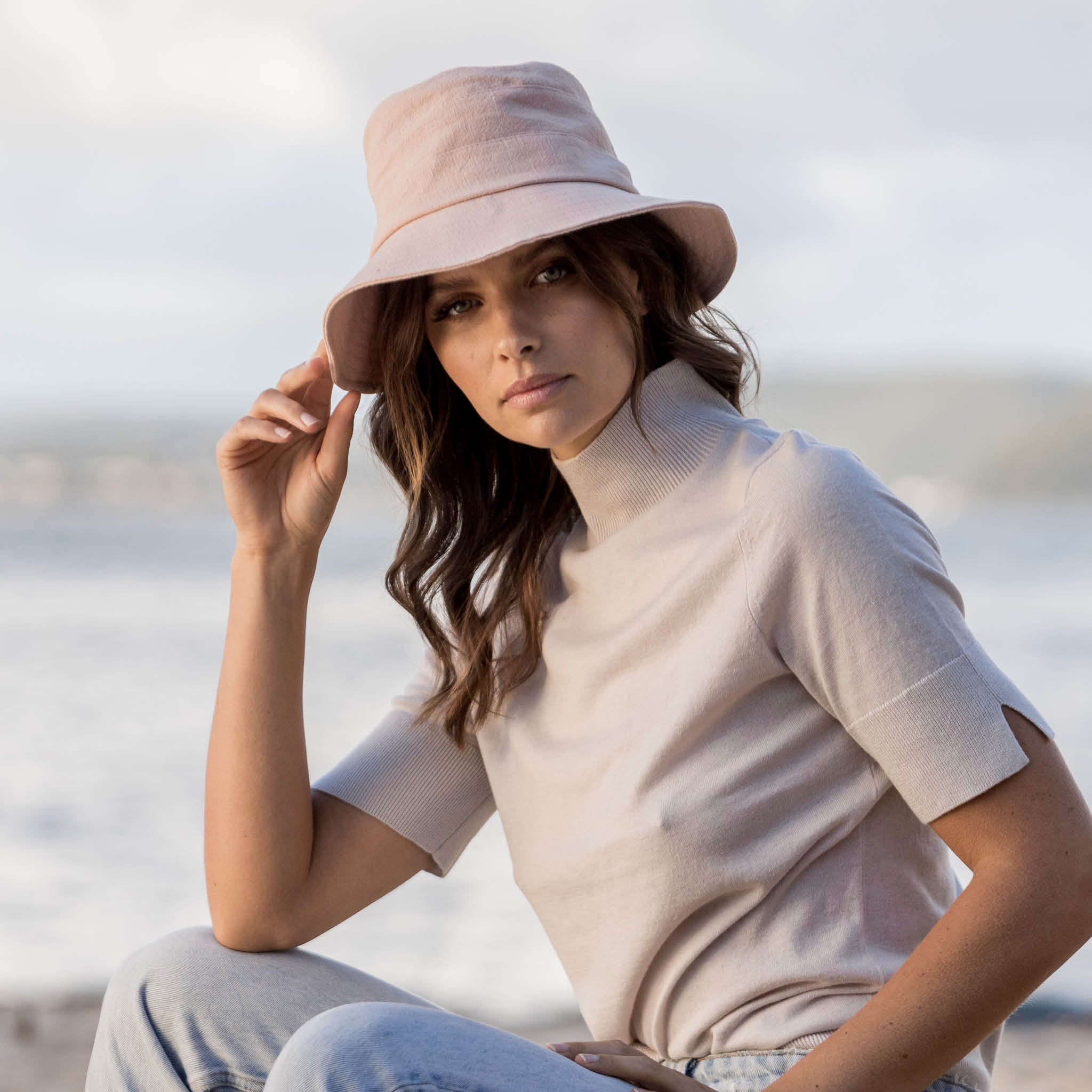 Rosie Linen Bucket