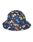 Levi Bucket - Navy Dinosaur