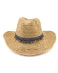 Castaway Handwoven Raffia Cowboy