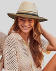 Heritage Town & Country Fedora - Ivory/Chocolate