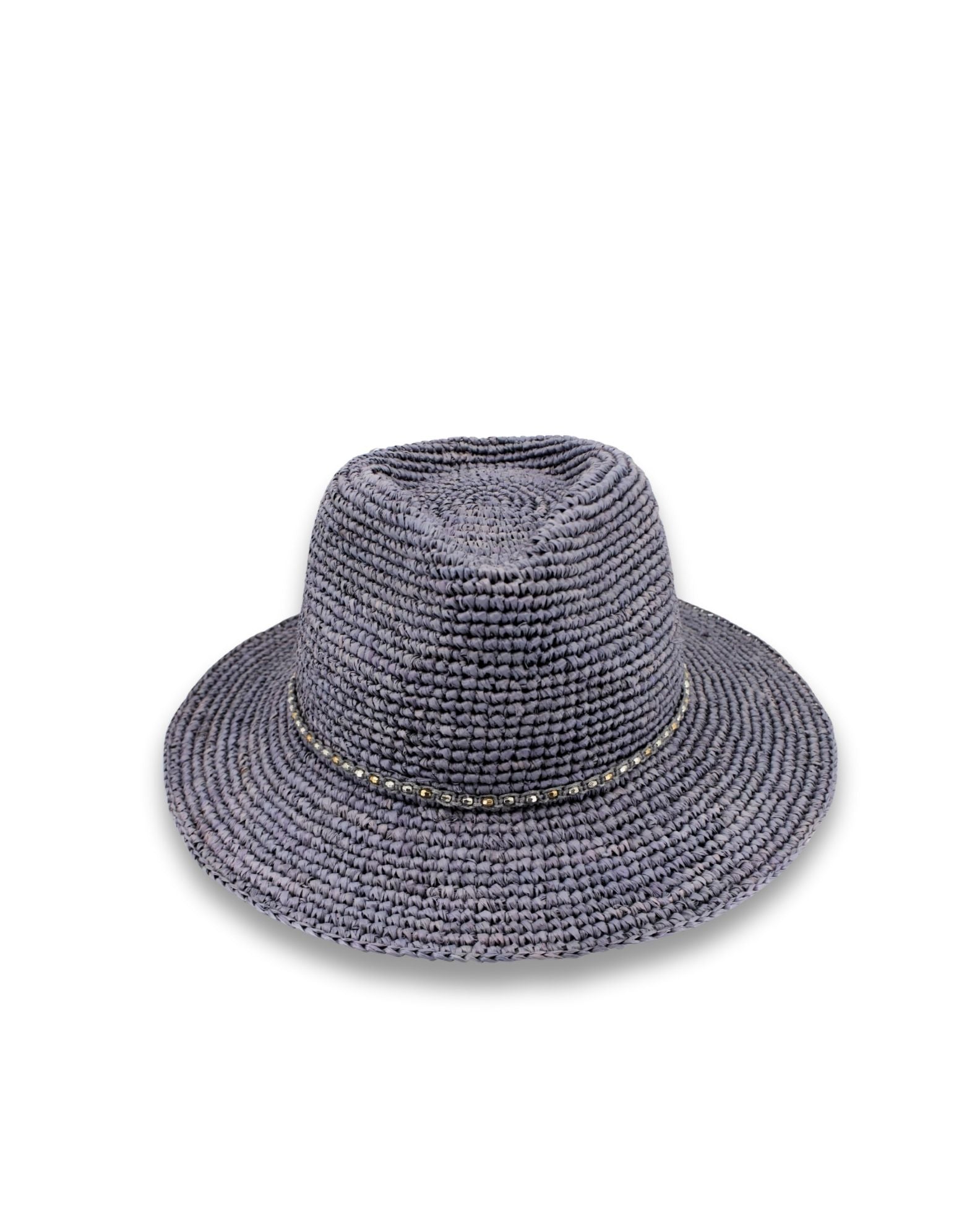 Magdalena Raffia Fedora – Rigon Headwear