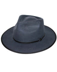 Meribel Felt Fedora - Slate Blue