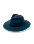 Meribel Felt Fedora - Teal