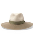 Kristina Flexibraid® Fedora - Mixed Ivory/Khaki