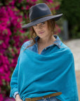 Perisher Wool Felt Fedora - Indigo