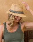 Christine Raffia Fedora
