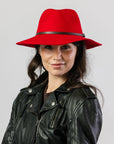 Chamonix Felt Fedora - Red
