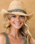 Castaway Handwoven Raffia Cowboy