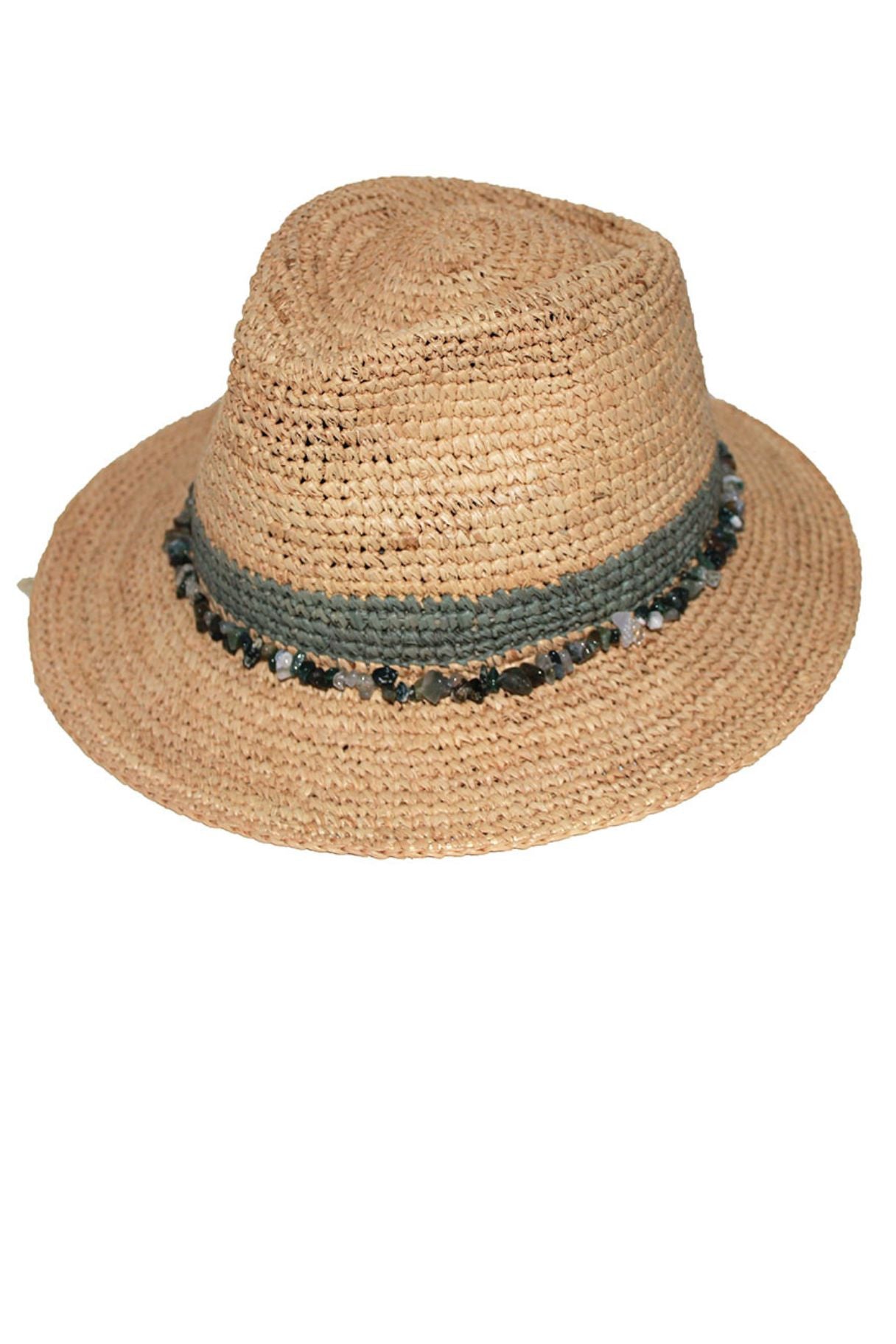 Christine Raffia Fedora