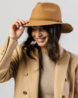 Kitz Felt Fedora - Camel