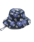 Flora Bucket - Navy Floral