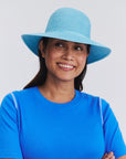 Lacey Bucket Hat - Mix Blue