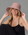 Fifi Linen Bucket - Pink