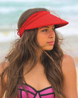 Calypso Adjustable Visor - Red