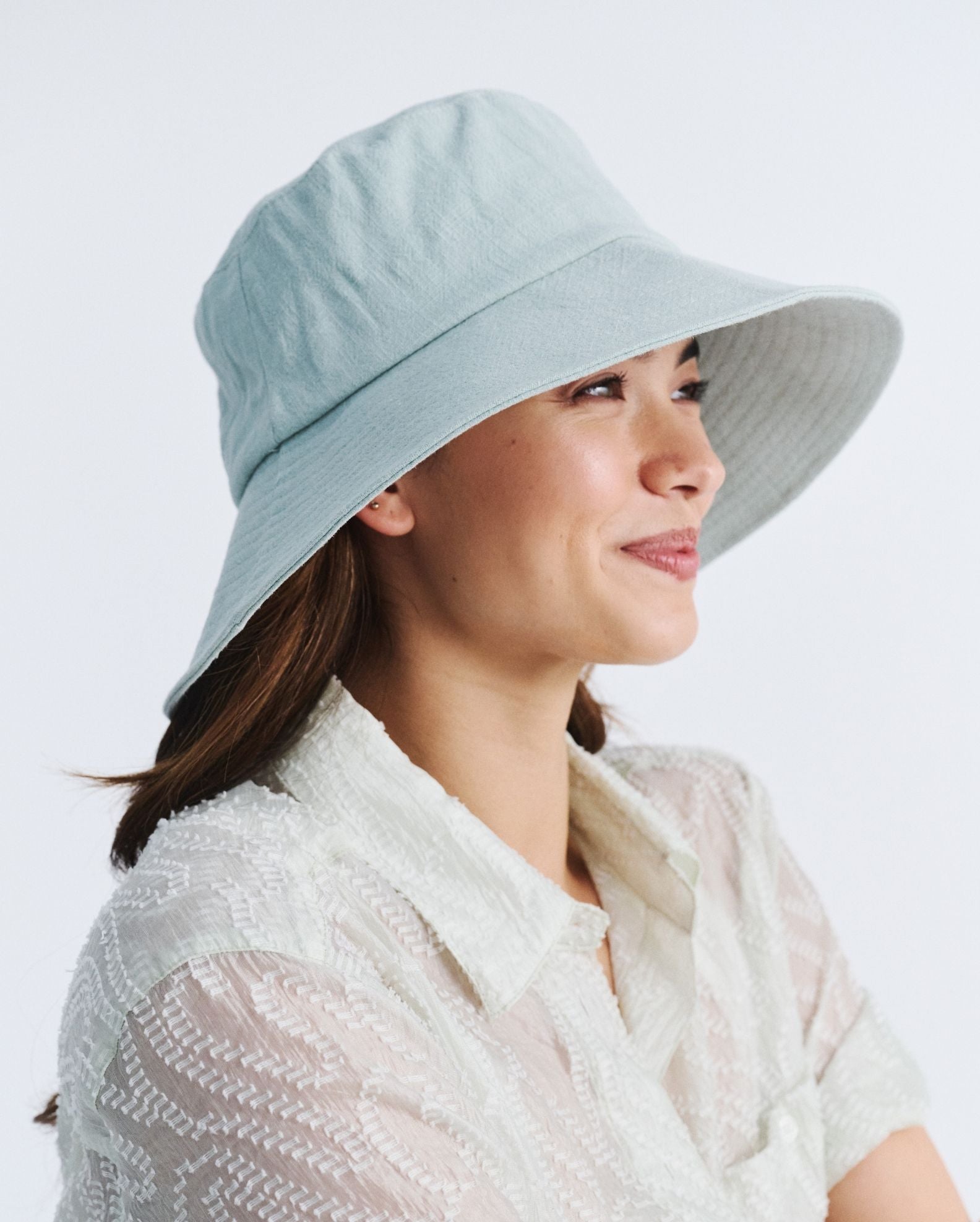 Sadie Linen Bucket – Rigon Headwear