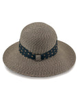Selena Cloche - Taupe/Black