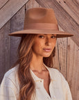 Hallie Fedora - Camel
