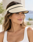 Alexis Visor - Ivory/Black