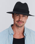 Cafe Flexibraid® Fedora - Black