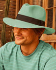 Cafe Fedora - Mint Green