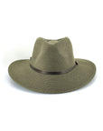 Darby Fedora - Dark Khaki