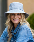 Raquel Bucket - Dusty Blue