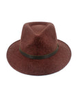 Billie Felt Fedora - Mix Burgundy