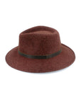 Billie Felt Fedora - Mix Burgundy