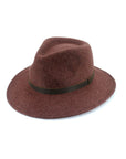 Billie Felt Fedora - Mix Burgundy