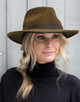 Billie Felt Fedora - Khaki