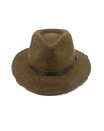 Billie Felt Fedora - Khaki