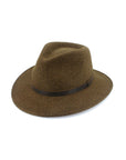 Billie Felt Fedora - Khaki