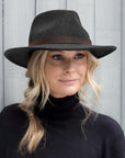 Billie Felt Fedora - Mix Black