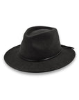 Leura Felt Fedora - Black