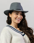 Leura Felt Fedora - Dove Grey