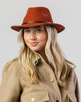Leura Felt Fedora - Paprika