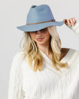 Alpine Felt Fedora - Blue