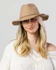 Alpine Felt Fedora - Camel