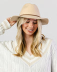 Alpine Felt Fedora - Light Camel