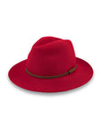 Alpine Felt Fedora - Red