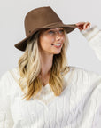 Alpine Felt Fedora - Burnt Sage