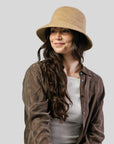Wynter Wool Blend Bucket - Mix Camel