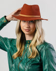 Verbier Felt Fedora - Paprika