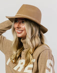 Val Felt Fedora - Camel