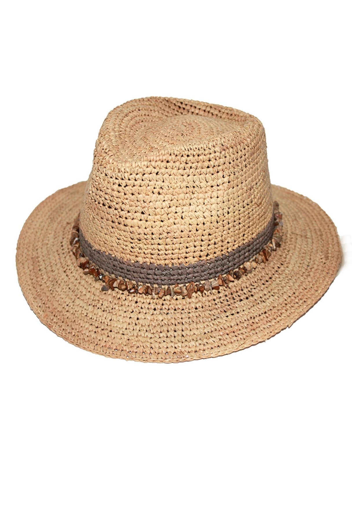 Christine Raffia Fedora