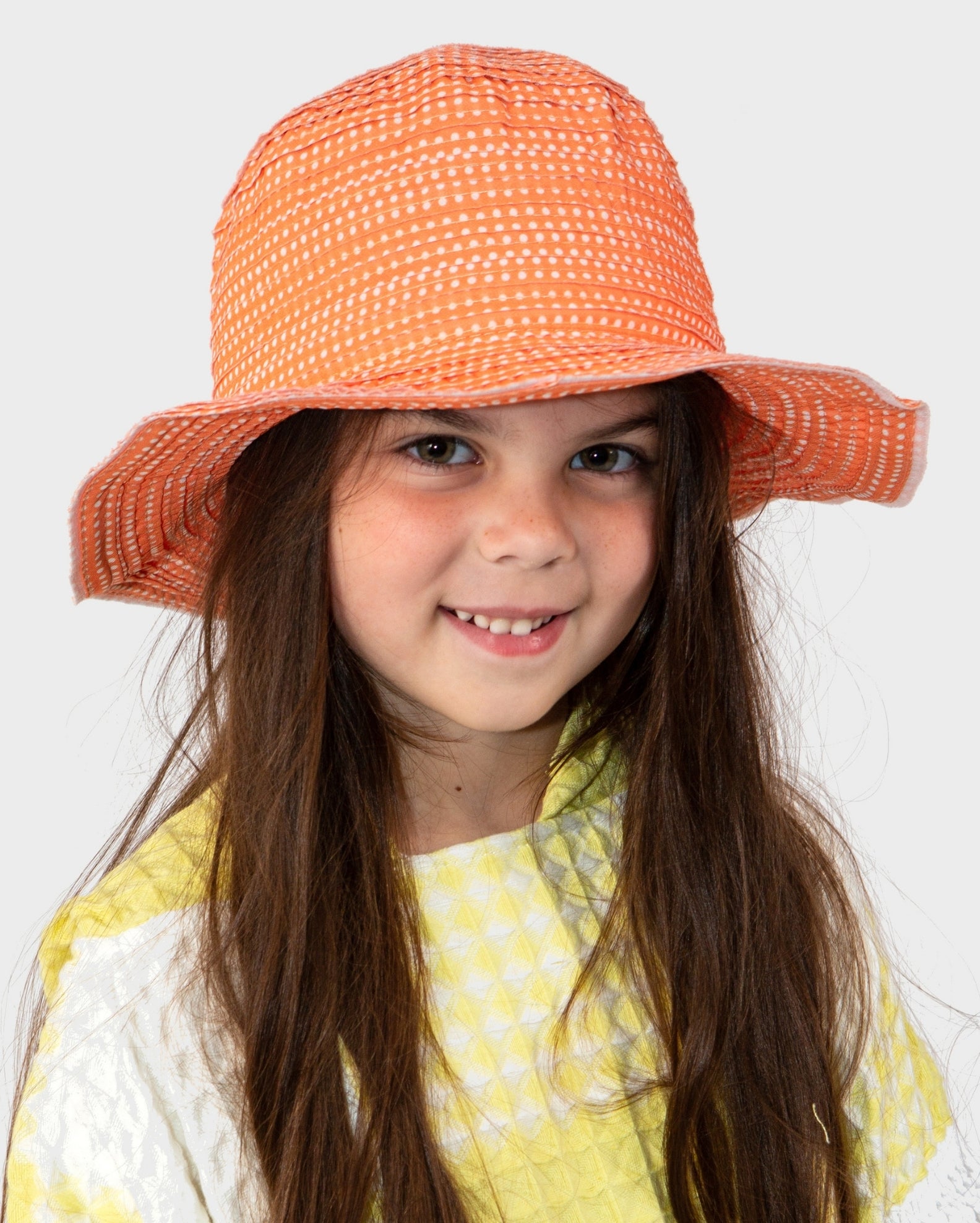 Cassie Bucket - Orange/White
