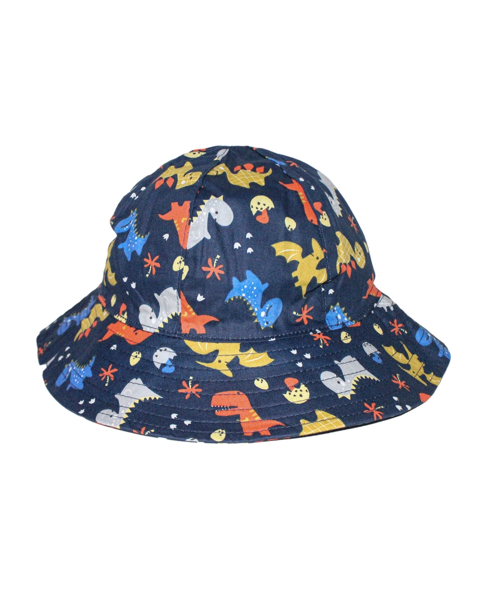Levi Bucket - Navy Dinosaur