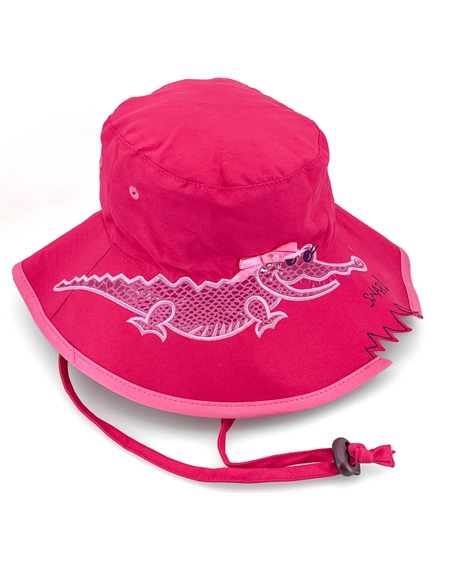 Awesome Wide Brim Bucket - Pink Croc